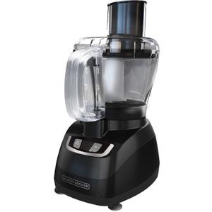 BLACK+DECKER FP1600B 8-Cup Food Processor with Stainless Steel Blade, Black