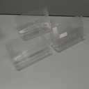 3pcs Clear Plastic Retro Cassette Tape Holder Box Multi Functional Storage Organizer for Music Tapes for Home Office Display and Easy Retrieval