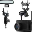 AccessoryBasics Car Rearview Mirror Mount Kit for Garmin Dash Cam Mini 2 45 46 47 55 56 57 65 66 67 Tandem/Speaker Plus Dashcam & Catalyst Driving Optimizer