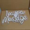 Leave A Message Neon Sign for Wall Decor, Message Led Signs, Dimmable USB Powered Neon Light Sign for Home, Business, Shop, Bar Pub, Store