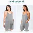 Active Maternity Romper with Breezy Comfort Designed for Women During Pregnancy, Postpartum, and Beyond