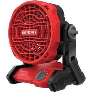CRAFTSMAN 20V MAX* Cordless Fan, Tool Only (CMCE001B), Red, 12.1 x 9.3 x 13.5 inches