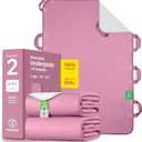 Improvia Positioning Bed Pad, with 8 Reinforced Handles, Quick-Drying, Washable, Waterproof, for Lifting, Turning, Transfering, Elderly and Incontinence Patients (Pink, Pack of 2)