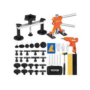 139pcs Dent Puller Kit, Paintless Dent Removal Kit for Dent Repair, Car Dent Repair Kit with Golden Lifter, Bridge Puller, Slide Hammer TBar, Car Dent Puller for Car Refrigerator Door Ding Repair