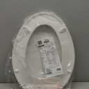 KOHLER 20110-0 Brevia, Slow Close Toilet Seat, Elongated Toilet Seat, Grip-Tight Bumpers Quick-Attach Hardware, White