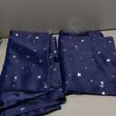BGment Kids Blackout Curtains for Boys Bedroom, Star Curtains Thermal Insulated Grommet Window Drapes for Nursery, Set of 2 Panels (42 x 63 Inch, Navy Blue)