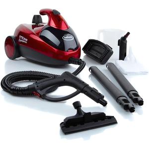 Ewbank Dynamo Steam Cleaner for Chemical-Free Cleaning, Multipurpose with Attachments, Portable, Multi-surface, For Carpets, Tiles, Bathrooms, Floors, and More, Red, SC1000