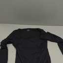 SUUKSESS Women Square Neck Long Sleeve Bodysuit Sexy Thong Bodysuit Shirts M