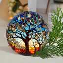 2 x Tree of Life Christmas Ornament - Hanging Keepsake Decor (Multi Color)