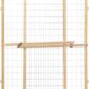 Toddleroo by North States - Extra-Wide Wire Mesh Wooden Baby Gate: Pressure Mounted Baby Gate for Doorways - Adjustable 29.5 to 50 Inches Wide - 31 Inches Tall