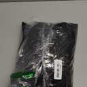 luvamia Jean Jacket Women Trendy Button Down Contrast Corduroy Collar Casual Loose Fit Denim Barn Jackets with Pockets (Large, Black)