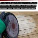 50 PCS 9 Inch 6 Hole 80 Grit Drywall Sanding Discs - 9" Hook & Loop Aluminum Oxide Sander Disc Grinding Abrasive Sandpaper for Powe Drywall Sander Wood Furniture Finishing