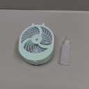 HandFan Hand Misting Fan Atomization Fan Handheld Fan Mini Portable Foldable Fan USB Rechargeable Portable Cooler for Travel/Camping/Outdoor (Green)