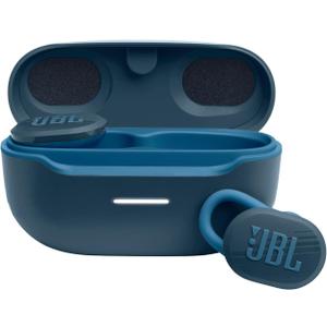 JBL Endurance Race TWS - Waterproof true wireless active sport earbuds, JBL Pure Bass Sound, Up to 30 hours of battery life, IP67 Waterproof and Dustproof, Ambient Aware & TalkThru (Blue)