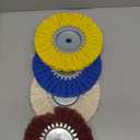 Amylove 8 Inch Airway Buffing Wheels Aluminum Wheel Polishing Kit in Diameter 5/8 Inch Arbor Hole, Polishing Compound and Metal Polish Kit for Angle Grinder(Mixed Color,9 Pcs)