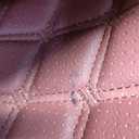 Skysep Red Wine Full Set Universal Fit 5 Seats Car Surrounded Solid Color Waterproof Leather Car Seat Covers Protector Adjustable Removable Auto Seat Cushions with 2 Waist Pillows 2 Headrest Pillows