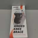 NITEEN Hinged Knee Brace for Knee Pain with Side Stabilizers Knee Braces for Women Men Adjustable Knee Pad for Meniscus Tear Plus Size Compression Patella Gel Pads Knee Support for ACL, MCL (Large)