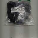 Plus-Size Full-Busted Supportive Underwire Swimsuit Bikini Top (36D, Black Hue)