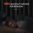 MIULEE 100% Blackout Curtains 90 inches Long, Linen Curtains for Bedroom Living Black Out Window Treatments Thermal Insulated Room Darkening Drapes Back Tab & Rod Pocket, Dark Gray, 2 Panels