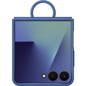 Samsung Galaxy Z Flip7 Official Ring Phone Case Silicone, Easy to Carry, Soft, Sleek, US Version, Navy