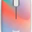 Logitech M340 Wireless Mouse With Limited Edition Prints, USB Receiver, Silent Clicks, Portable for Laptop, PC, Windows, Chrome, Surface - Sheer Dream, Optical, 32.81 ft Range