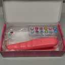 Hair Gem Stamper Kit,Bling Hair Jewels for Girls, Hair Styling Tool with Reusable Shining Diamonds, Christmas Birthday Arts & Crafts Gift for 5-12 Year Old Girl (Red)