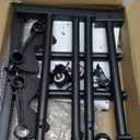 Vertical Bike Stand, Freestanding Bike Rack Garage Storage Upright Bicycle Floor Stand Indoor Bike Holder with Adjustable Height for Garage & Apartment - for Wheels Sizes up to 29 (1 Pack)