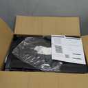 VTRIN Tall Shoe Rack with Cover, 10 Tier Shoe Organizer Storage for 50-55 Pairs Shoes and Boots Large Capacity Shoe Shelf with 8 Pockets Free Standing Shoe Rack for Closet, Entryway, Garage (Black)