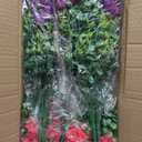 Artificial Flowers for Outdoors, 26 Bundles Fake Outdoor Flowers, UV Resistant Artificial Outdoor Plants & Flowers for Decoration, Colorful Morning Glory for Garden Porch Yard Patio, Mixed Color A