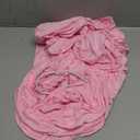 7.2 FT Pink Round Backdrop Cover Adjustable 5 to 7.2 ft Wrinkle-Free Polyester Circle Arch Backdrop Stand, Foldable Background for Wedding,Birthday,Baby show, Photography, Event Decoration