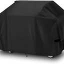 96 Inch BBQ Grills Cover- 600D Oxford Cloth Heavy-Duty Waterproof, UV Resistant, Dust-Proof Grill Outdoor Cover, All Weather Protection, Black