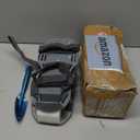 Lawn Aerator Shoes for Grass - Pre-Assembled Grass Aerator Shoes for Lawn - Soil Yard Aerator Tool for Aerating Patio Garden, Gray