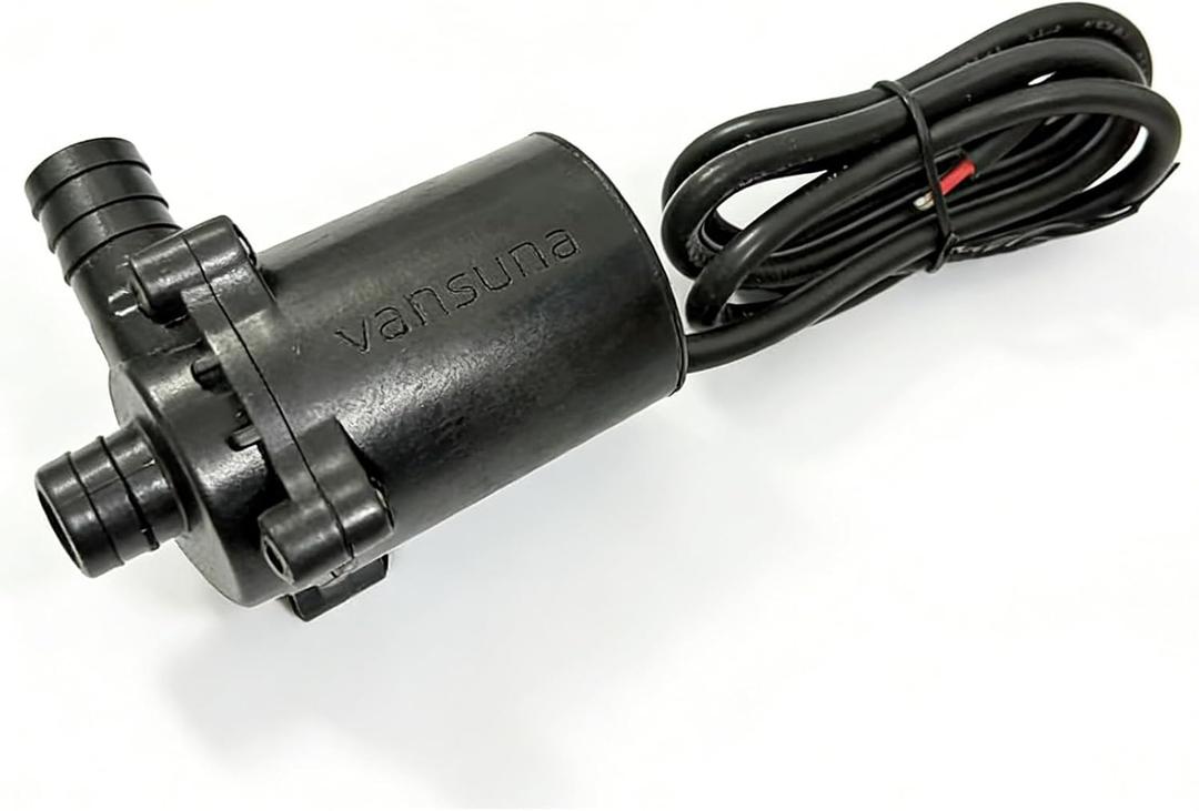 12v Submersible Water Pump 1/2 inch Outlet Brushless Circulating Pump, Outdoor Fountain Pump, No Plug (Outlet-0.5in/15mm, Inlet-0.5in/15mm)
