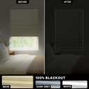 LazBlinds Top Down Bottom Up (TDBU) Cordless Cellular Shades Blackout, Thermal Insulation, Noise Reduction, Light Blocking Honeycomb Blinds for Windows 31" W x 64" H, Beige - Blackout