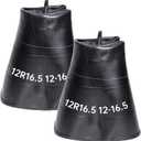 (2-Pack) 12R16.5 Tire Inner Tubes 12x16.5 Heavy-Duty Inner Tubes with TR15 Straight Valve Stem