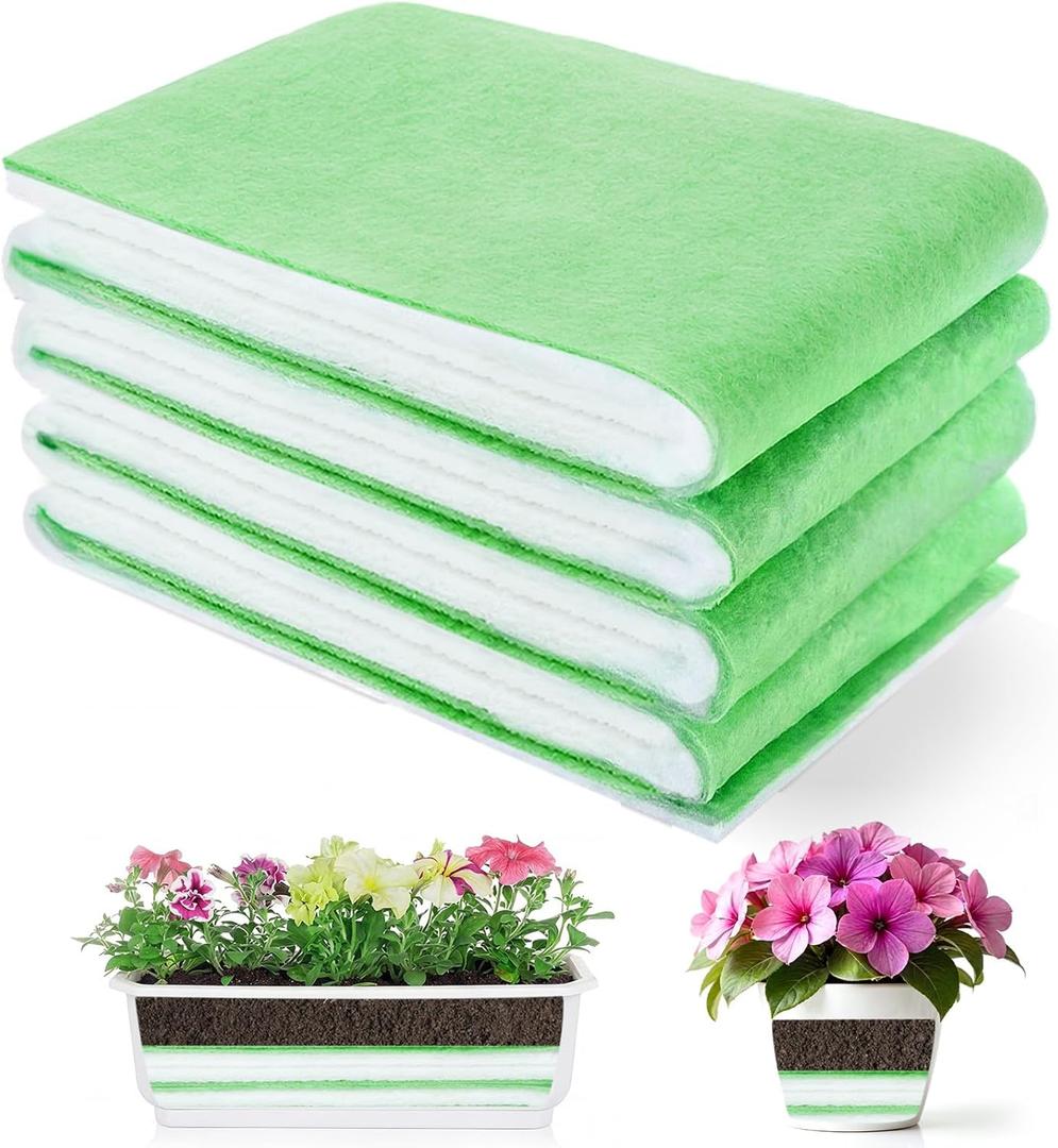 Tegeme 1 Pack Plant Pot Filler Insert 157.5" x 11.8" Lightweight Large Planter Filler, Freely Cut-to-Size Drainage Material for Gardening, Plant Containers & Flower Pots