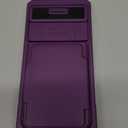 CENMASO for Google Pixel 9 Pro XL Case with Card Holder (4 Cards) Sliding Camera Cover & KickstandRFID Blocking Military Drop Protection & TPU Edge Wallet Case for Pixel 9 Pro XL-Purple