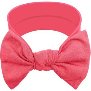Baby Girl Headbands-Infant,Toddler Cotton Handmade Hairbands with Bows Child Hair Accessories (Hot Pink)