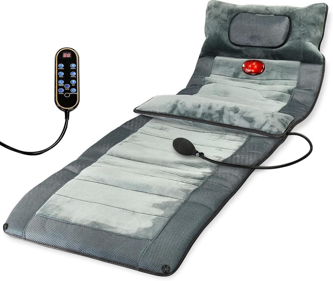 Carepeutic Luxury Comfort Full Body Massage Mat, Gray (KH331) Carepeutic Luxury Comfort Full Body Massage Mat, Gray (KH331)