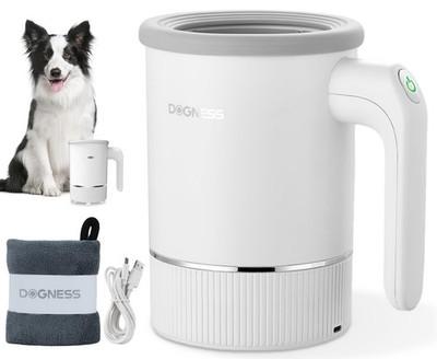 Dogness W02 Automatic Dog Paw Cleaner Medium Large Dogs White Pet Foot Washer