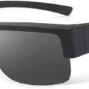 CAXMAN Fit Over Glasses Sunglasses for Men & Women Polarized Lens 100% UV Protection
