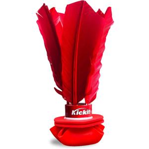 Kickit | The Original Birdie Soccer Trainer | Play Outdoors, Indoors or Backyard, Beach or Tailgate, All Ages Fun & Travel Friendly (Red)