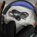 NUBWO Wireless Gaming Headset with Mic for Ps5 Ps4 PC, Zero Interference, 100-Hour Battery All-Day Play, 23ms Sync for Fortnite & Call of Duty/FPS Gamers, Triple Mode All Devices Compatible - Blue