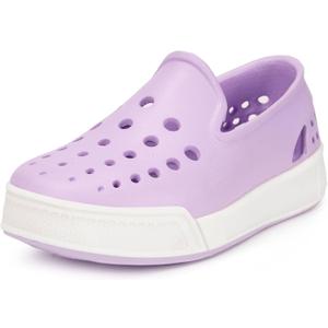 Eagsouni Kids Water Shoes Toddler Girls Boys Slip-On Sneakers Lightweight Breathable Sandals for Outdoor Indoor (4-4.5 Toddler, Update-purple)