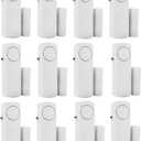 Door Window Alarm, Burglar Alarm, Home Security Magnetic Sensor Anti-Theft Alarm (Home Alarm (12 pcs))