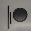 Paper Towel Holder Countertop, Black Kitchen Paper Towels Holder, Paper Roll Holder with Weighted Base