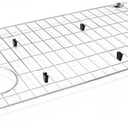 CTXBG2814 Sink Rack for Bottom of Sink for Specific Elkay Sink Bowls 28-1/4" x 14-1/4" x 1-1/4" Stainless Steel Bottom Grid, Kitchen Sink Grid,Sink Grid,Sink Protector,Sink Bottom Grid