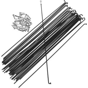 36Pcs 14G J Bend Bicycle Mountain Bike Steel Spokes Bike Spokes and 260mm