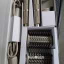 Shark HD430 FlexStyle Air Styling & Drying System, Powerful Hair Dryer Brush & Multi-Styler with Auto-Wrap Curlers, Paddle Brush, Oval Brush, Concentrator Attachment, Stone