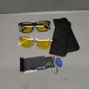 livho High Tech Blue Light Glasses - Advanced 99% Blue Light Blocking Computer Glasses - Anti Eyestrain & UV Glare Protection (*B1 Light Black+clear)